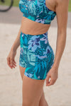 High Waist Short Shorts - Evergreen