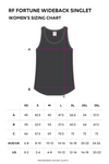 Fortune Wide Back Singlet - Gunmetal