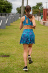 High Waist Saskia Skort - Paisley