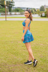 High Waist Saskia Skort - Paisley