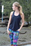 Scope Racerback Singlet - Black