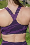 Edge Y-Back Sports Bra - After Dark