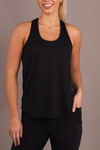 Scope Racerback Singlet - Black