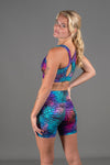 Mid Waist Mid Shorts - Viper