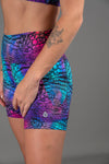 Mid Waist Mid Shorts - Viper