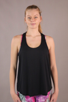 Scope Racerback Singlet - Black