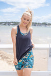 Scope Racerback Singlet - Black