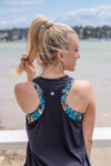 Scope Racerback Singlet - Black