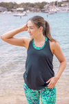 Scope Racerback Singlet - Black