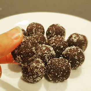 Chocolate Peanut Butter and Coconut Balls