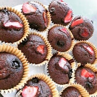  Strawberry and Blueberry Muffins
