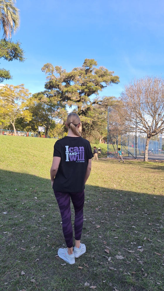 I Can I Will Tee - Black