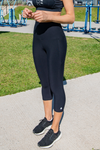 High Waist 3/4 - Black