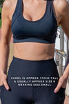 Keyhole Sports Bra - Black
