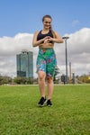 High Waist Long Shorts - Havana