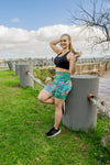 High Waist Mid Shorts - Havana