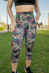 High Waist 3/4 - Obsidian