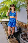 High Waist Saskia Skort - Poolside