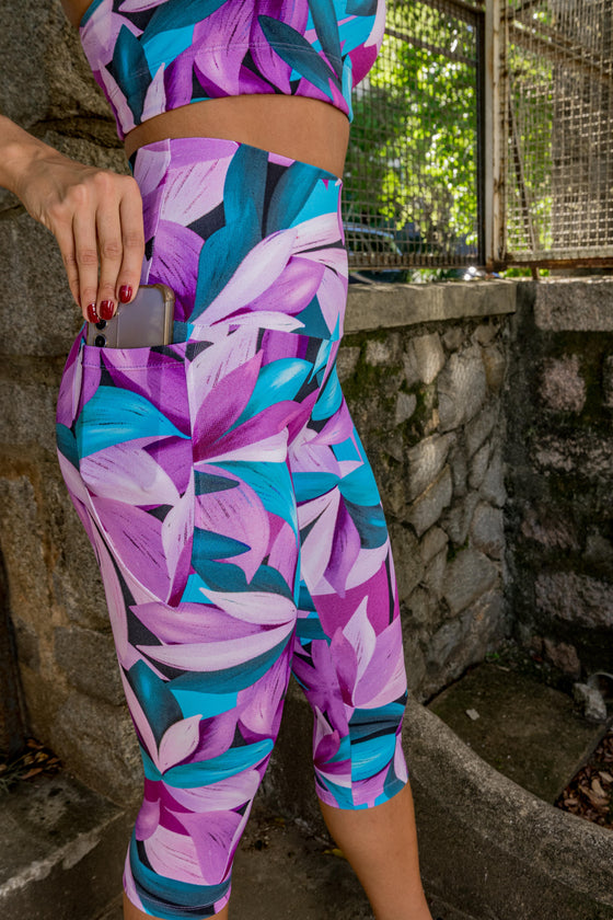High Waist 3/4 - Waters Edge
