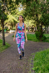 High Waist 7/8 - Waters Edge