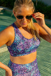 Keyhole Sports Bra - Remix