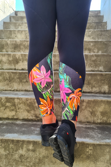  High Waist Zone FL - Black/Wilderness