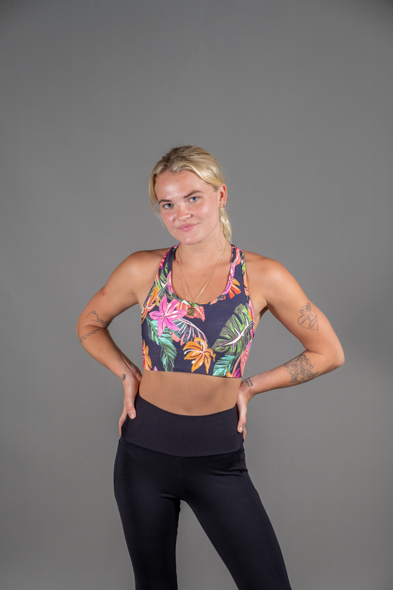 High Waist Zone FL - Black/Wilderness