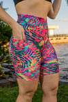 High Waist Mid Shorts - Amplify