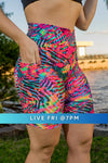 High Waist Mid Shorts - Amplify