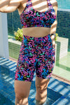 High Waist Mid Shorts - Glimmer