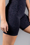 High Waist Mid Shorts - Unleashed 2.0 Black - RunFaster